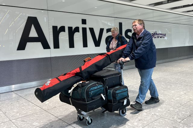 Heathrow airport has made dividend payments to shareholders for the first time in five years (Maja Smiejkowska/PA)