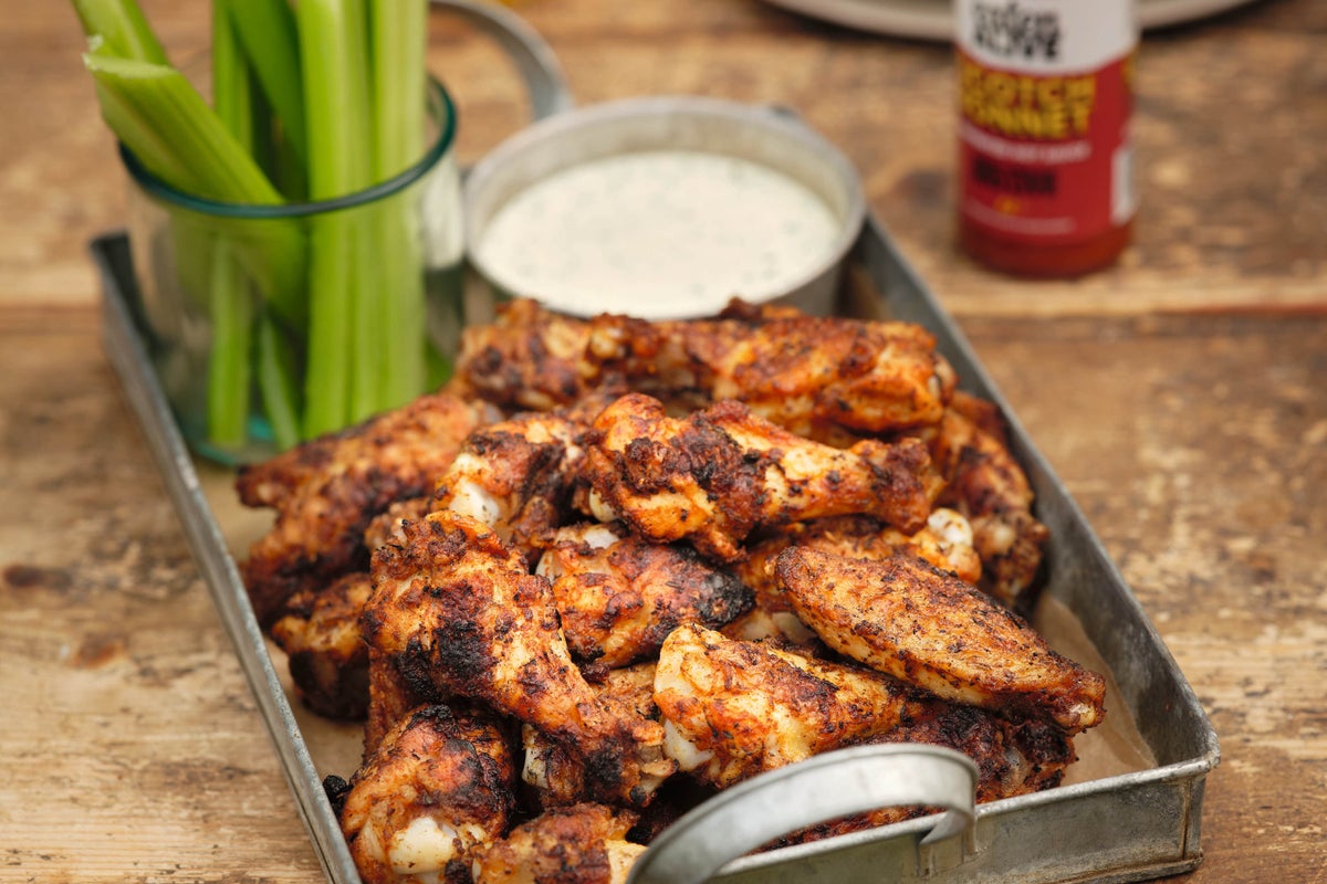 Tom Kerridge’s buffalo wings are punchy, crispy – and dangerously addictive