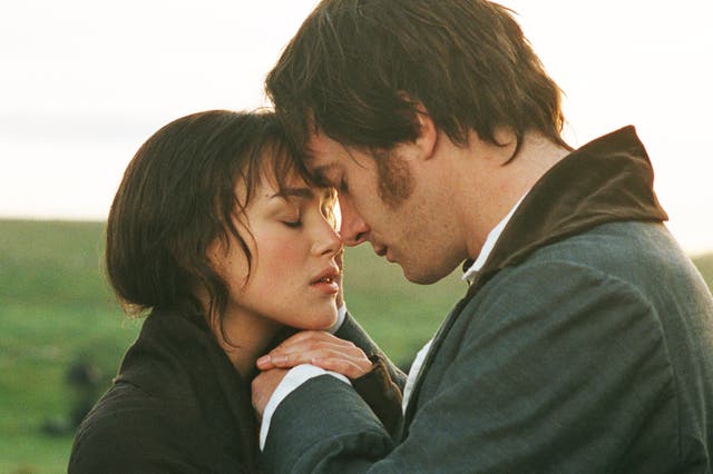 <p>Romantic euphoria: Keira Knightley and Matthew Macfadyen in 2005’s big-screen ‘Pride & Prejudice’</p>