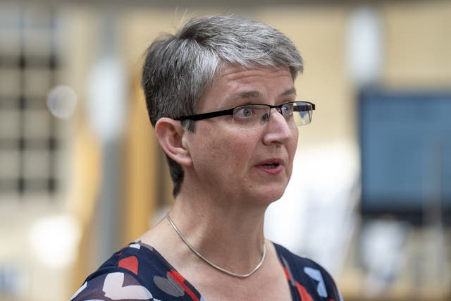 Scottish Green party’s Maggie Chapman defended her comments (Jane Barlow/PA)