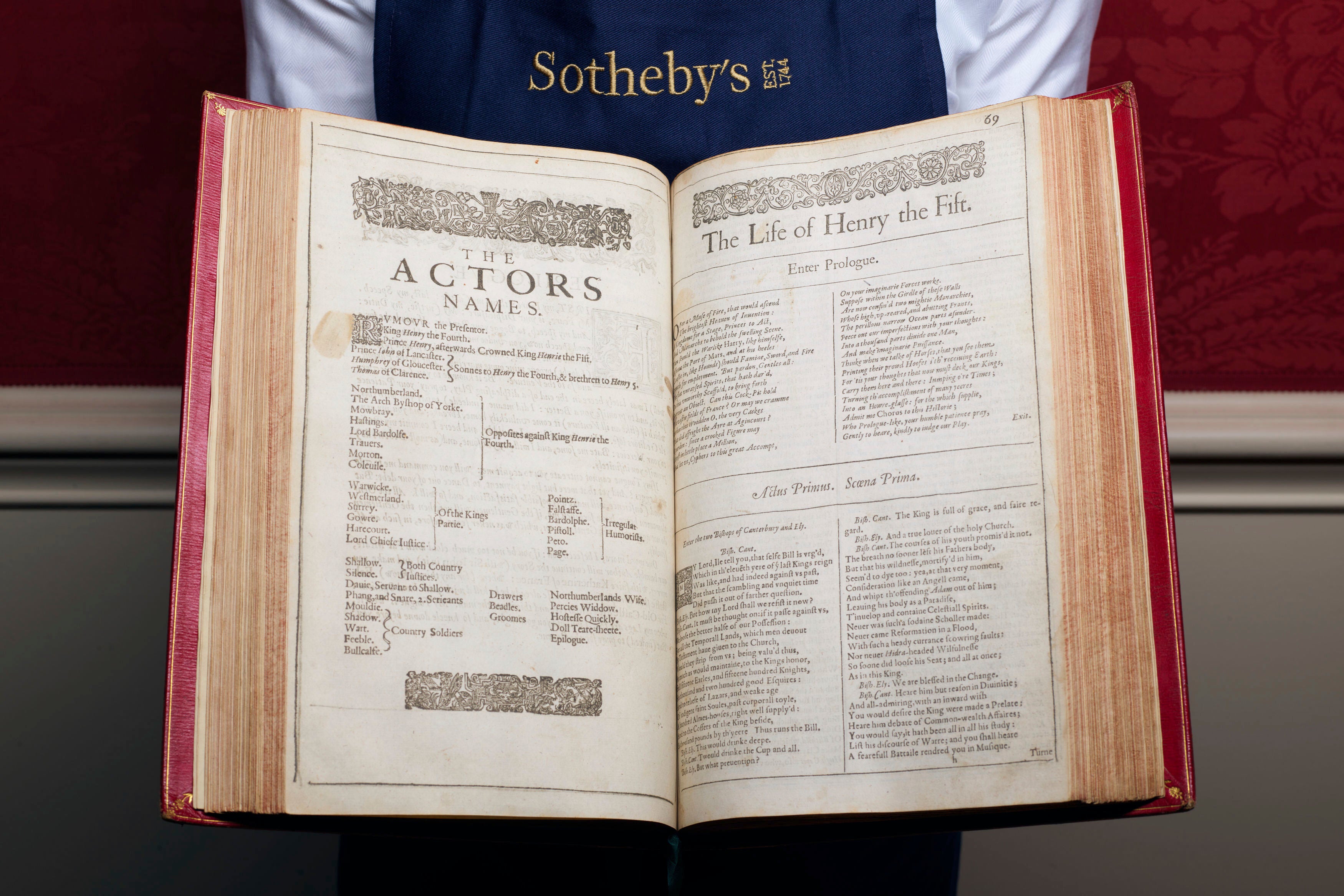 Britain Shakespeare Auction