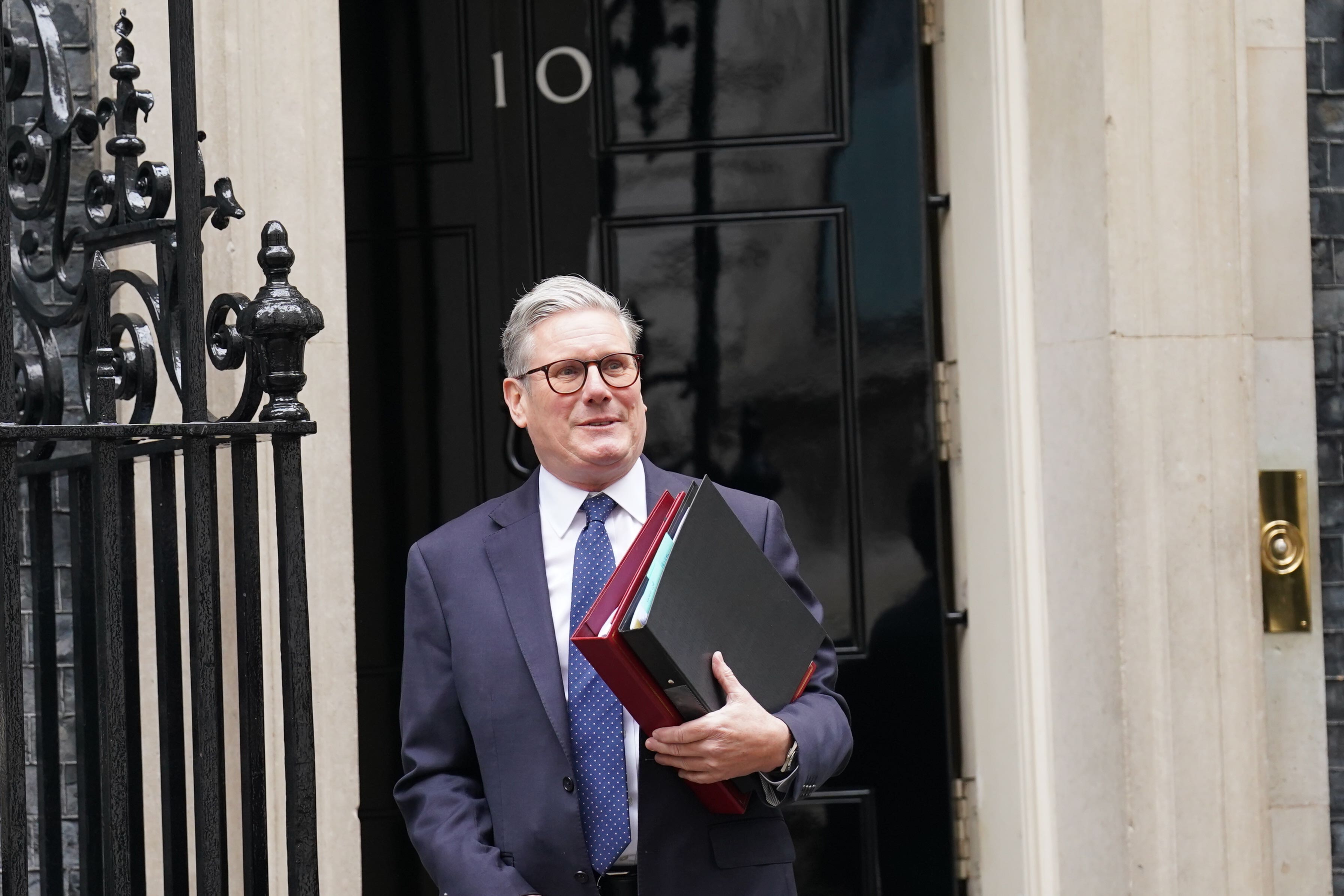 Prime Minister Sir Keir Starmer hit back, pointing out the SNP’s poor results in the last general election (Stefan Rousseau/PA)