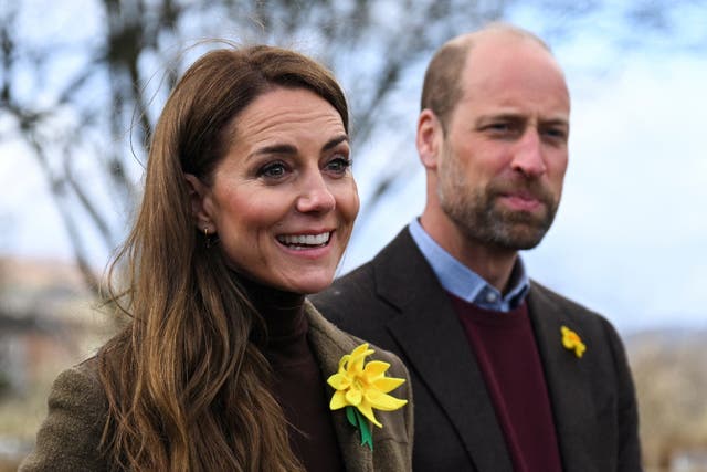 Kate and William (Jaimi Joy/PA)