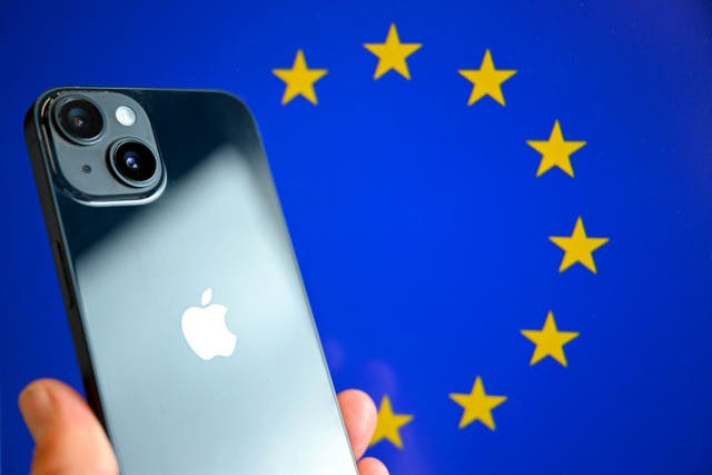 <p>Apple was fined half a billion euros on 23 April, 2025, for breaching the European Union's tech rules</p>
