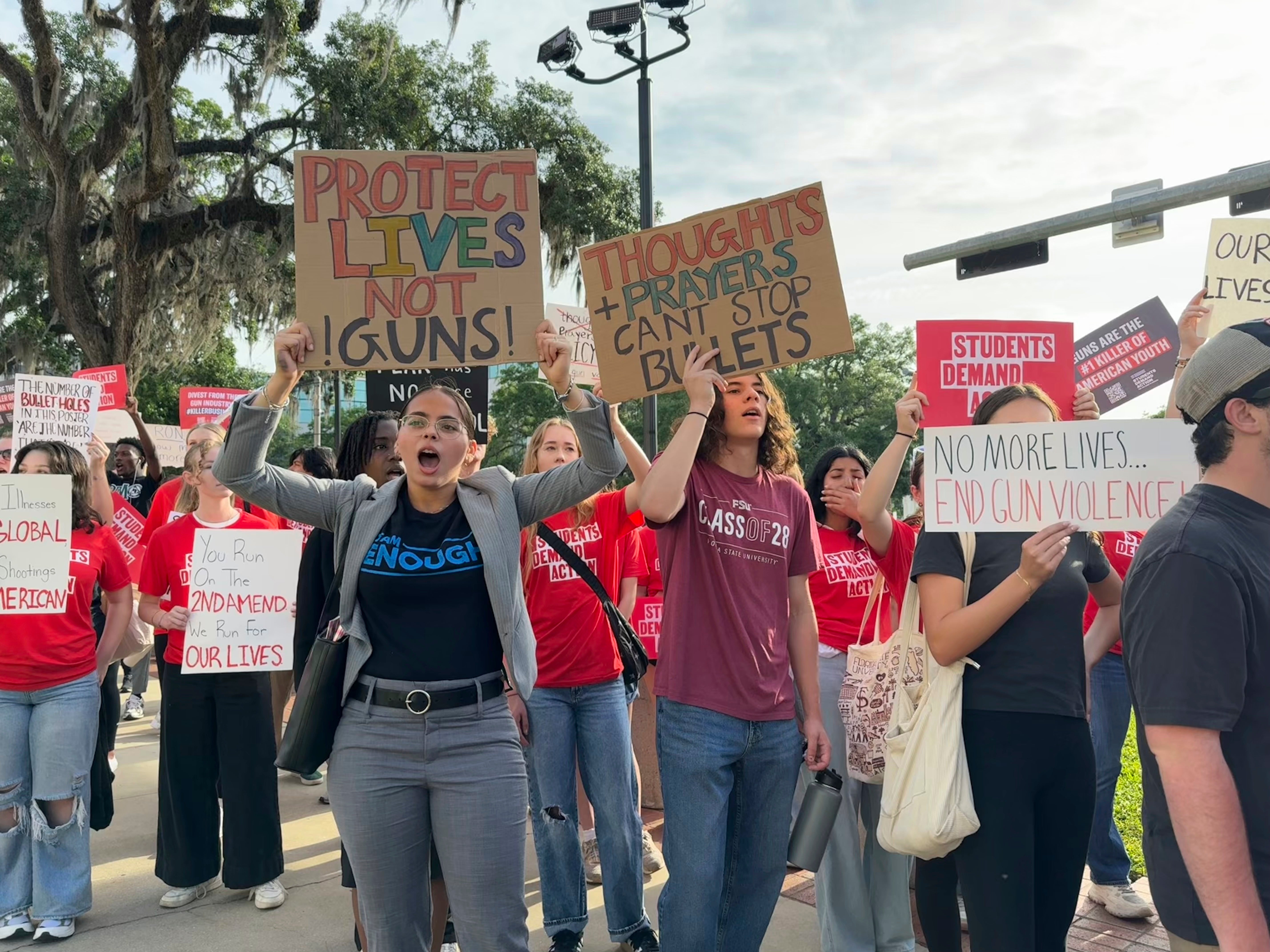 US-Florida-State-Shooter-Students-Rally