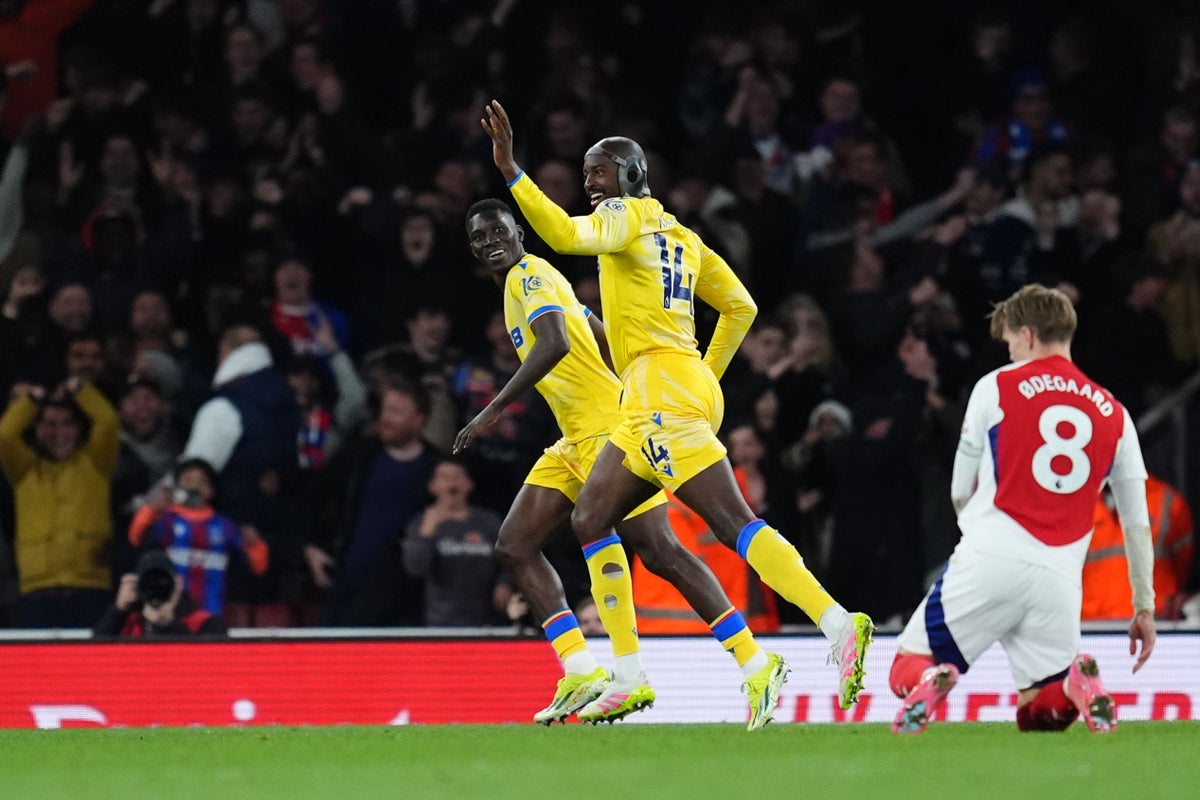 Liverpool title celebrations on ice as Arsenal draw with Crystal Palace