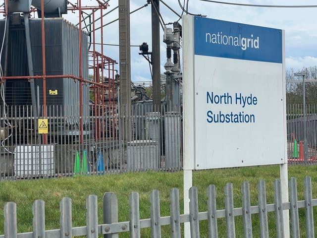 <p>Power source: National Grid's North Hyde Substation, north of Heathrow, where a fire cut power to the airport on 21 March 2025</p>