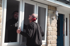 How much does double glazing cost for a three-bed house?