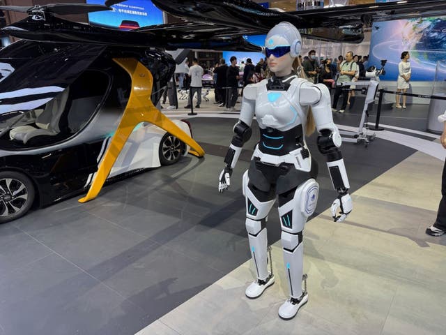 <p>Mornine, a robot car salesperson, could be deployed in UK showrooms</p>