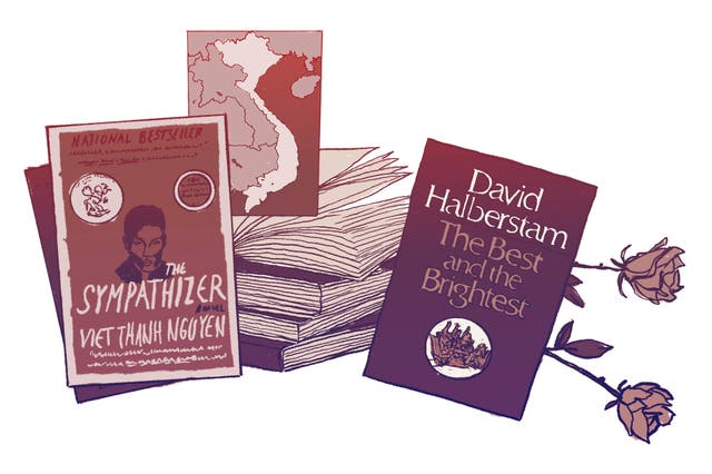 <p>Books on Vietnam war</p>