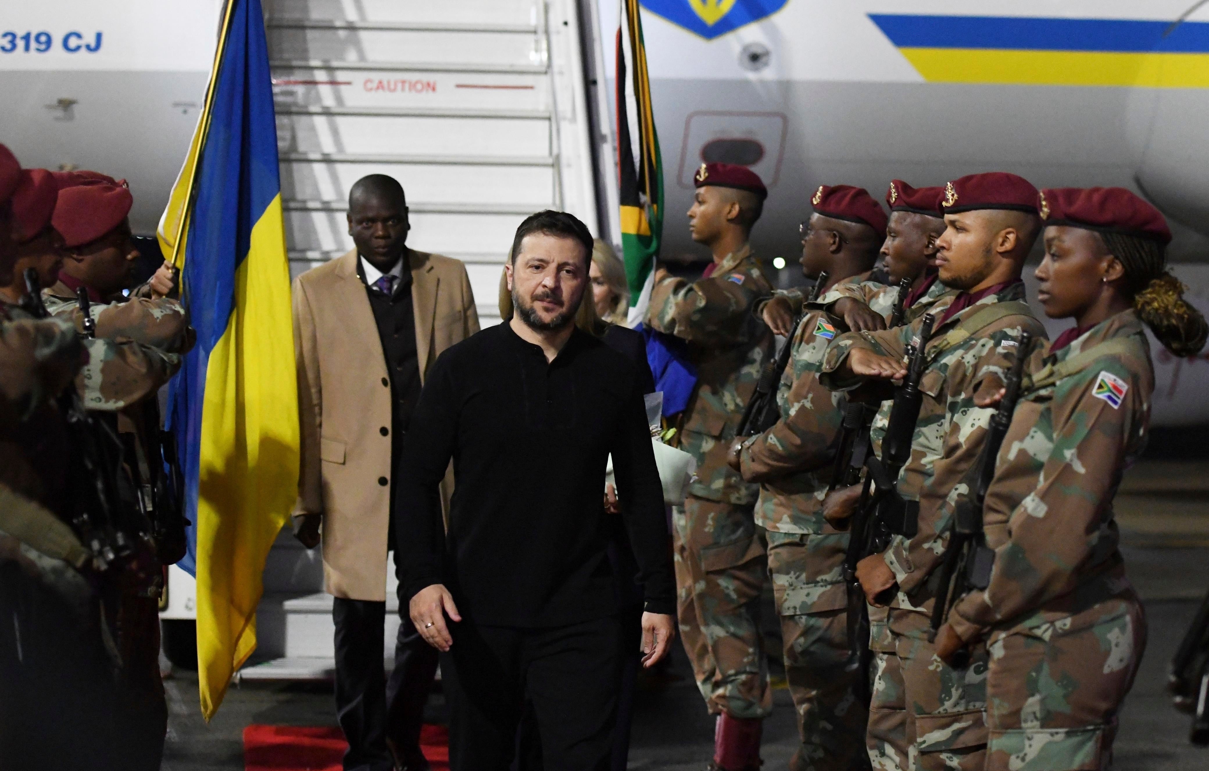 AFR-GEN SUDÁFRICA-ZELENSKYY