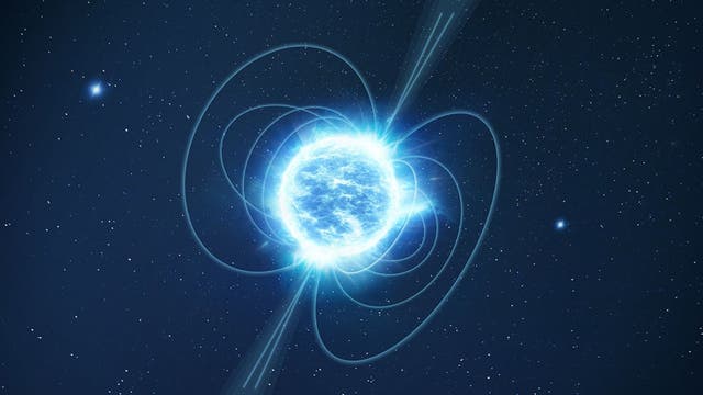 <p>Nasa's Hubble Space Telescope is tracking Magnetar SGR 0501+4516, a dead star with an incredibly strong magnetic field, as it crosses the Milky Way</p>