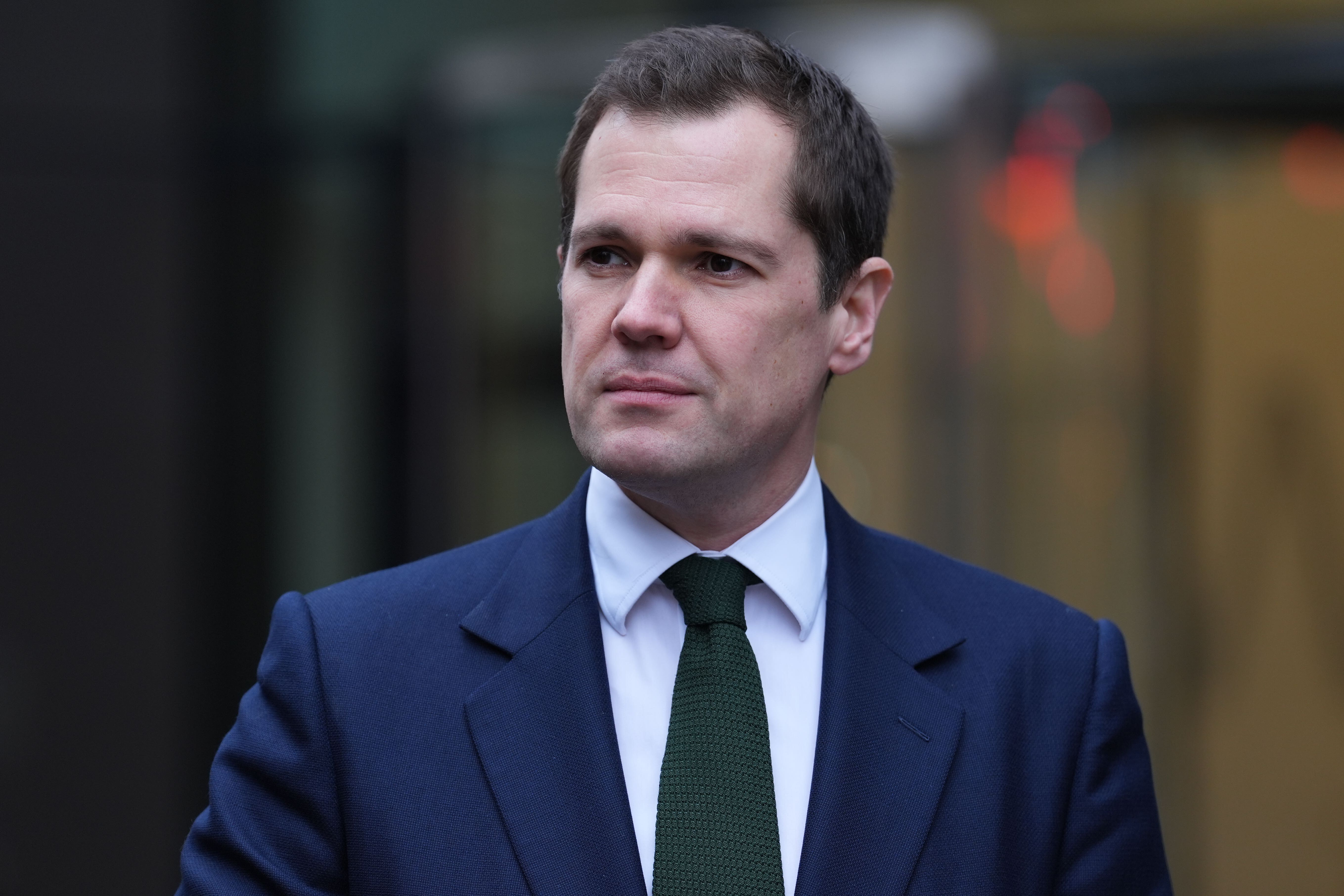 Shadow justice secretary Robert Jenrick is engaged in ‘blatant manoeuvring’ against the Tory leader, MPs have been told (Lucy North/PA)