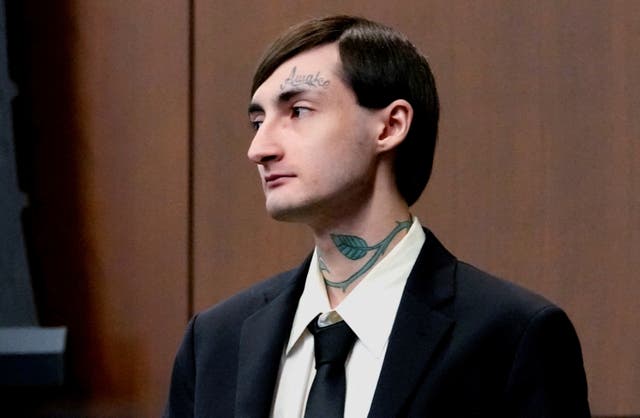 <p>Robert E. Crimo III. arrives for his trial in Judge Victoria A. Rossetti's courtroom in Waukegan, Illinois, U.S., March 3, 2025. </p>