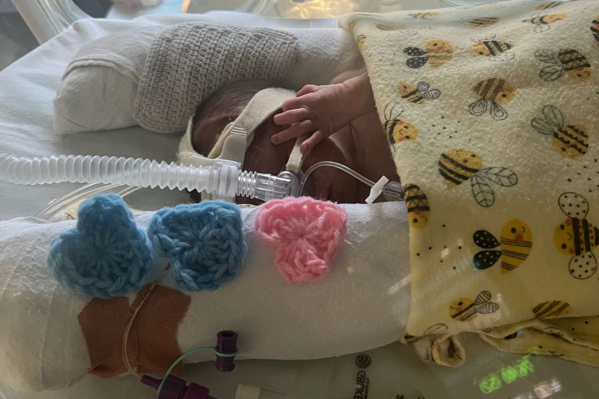 Why three tiny knitted hearts are priceless in helping mother’s grief Why three tiny knitted hearts are priceless in helping mother’s grief