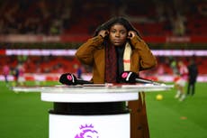 Eni Aluko accuses male pundits of ‘dominating’ broadcasting opportunities in women’s football