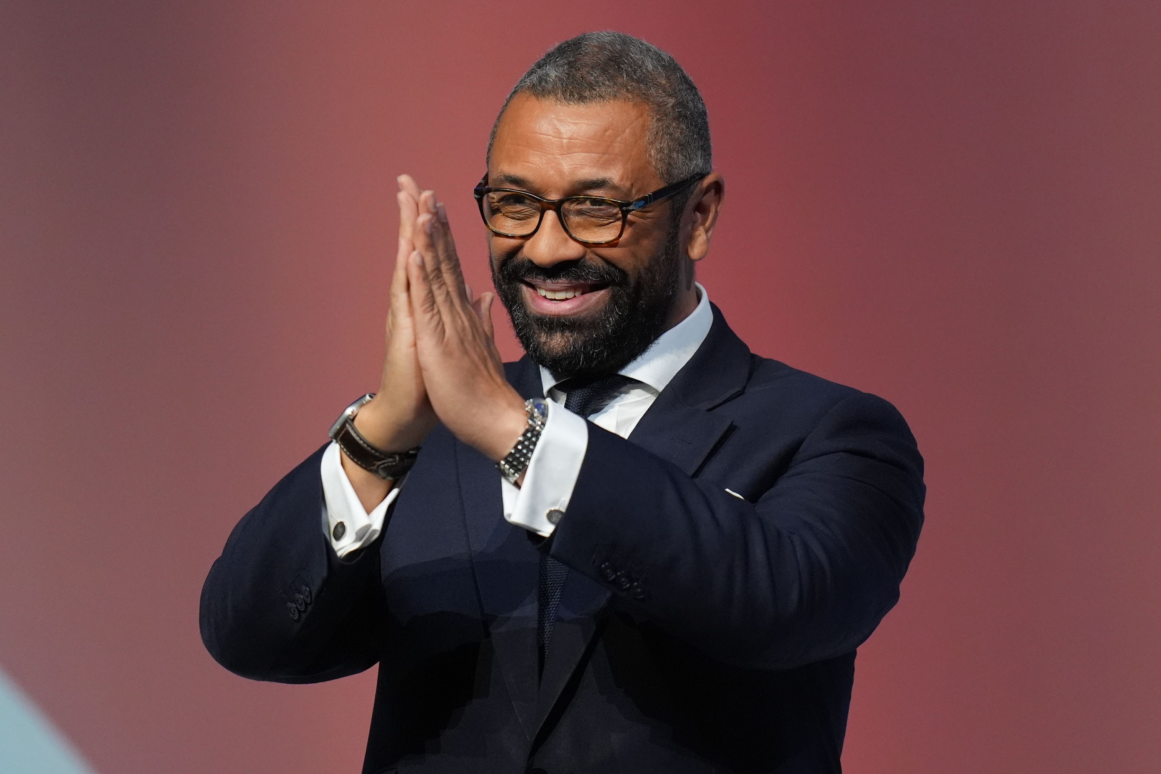 Former Tory leadership contender Sir James Cleverly (Jacob King/PA)