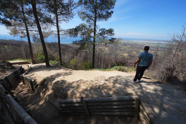 More than 100,000 troops died in the Gallipoli campaign during the First World War (Yui Mok/PA)