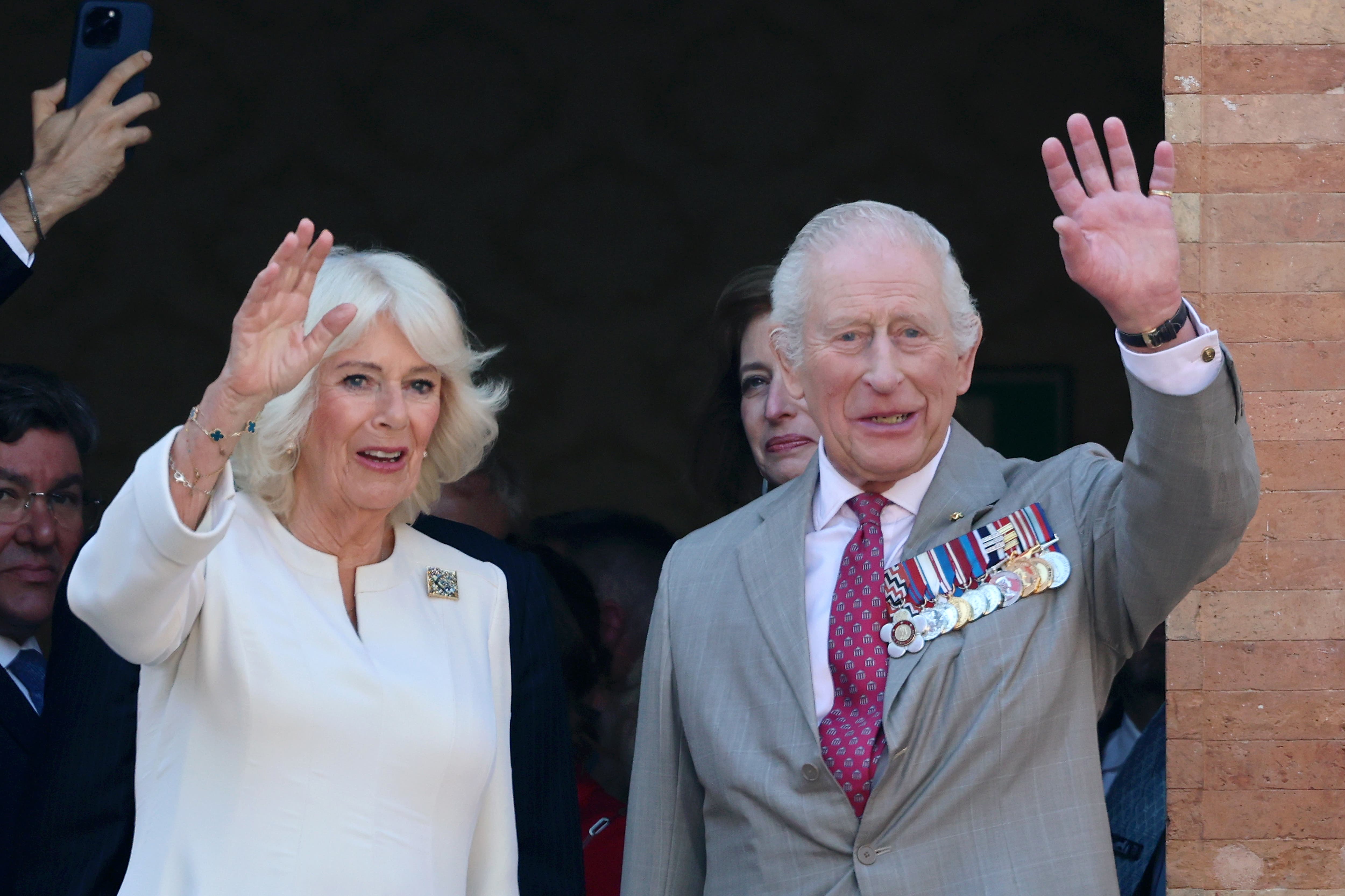 Charles and Camilla are hosting a reception at Buckingham Palace on Wednesday evening in celebration of community-based initiatives raising awareness about cancer and supporting those living with cancer