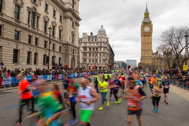 This year will see 16 MPs take on the London Marathon (Dominic Lipinski/PA)