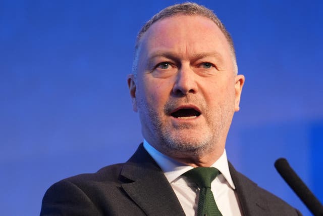 Steve Reed said ministers will not return the UK to the single market or the customs union (Jordan Pettitt/PA)