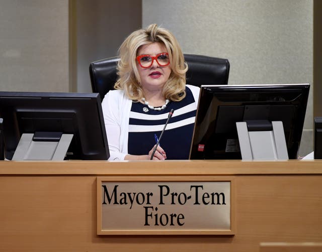 <p>Michele Fiore, the Nevada politician convicted on fraud charges, was pardoned by Donald Trump </p>