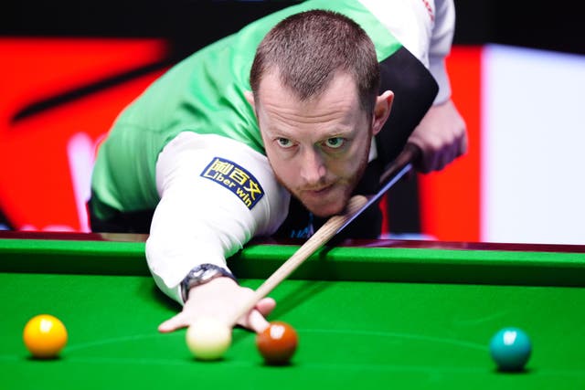 Mark Allen completed the 15th maximum break at the Crucible (Mike Egerton/PA)