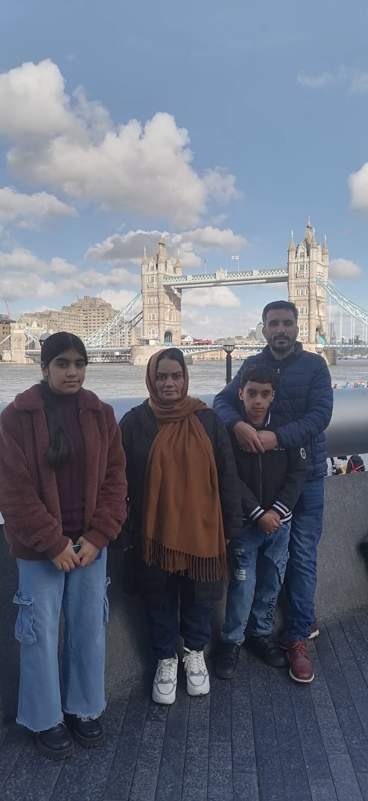 The four members of the Fahim family who are in the UK