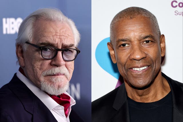 <p>Brian Cox and Denzel Washington</p>