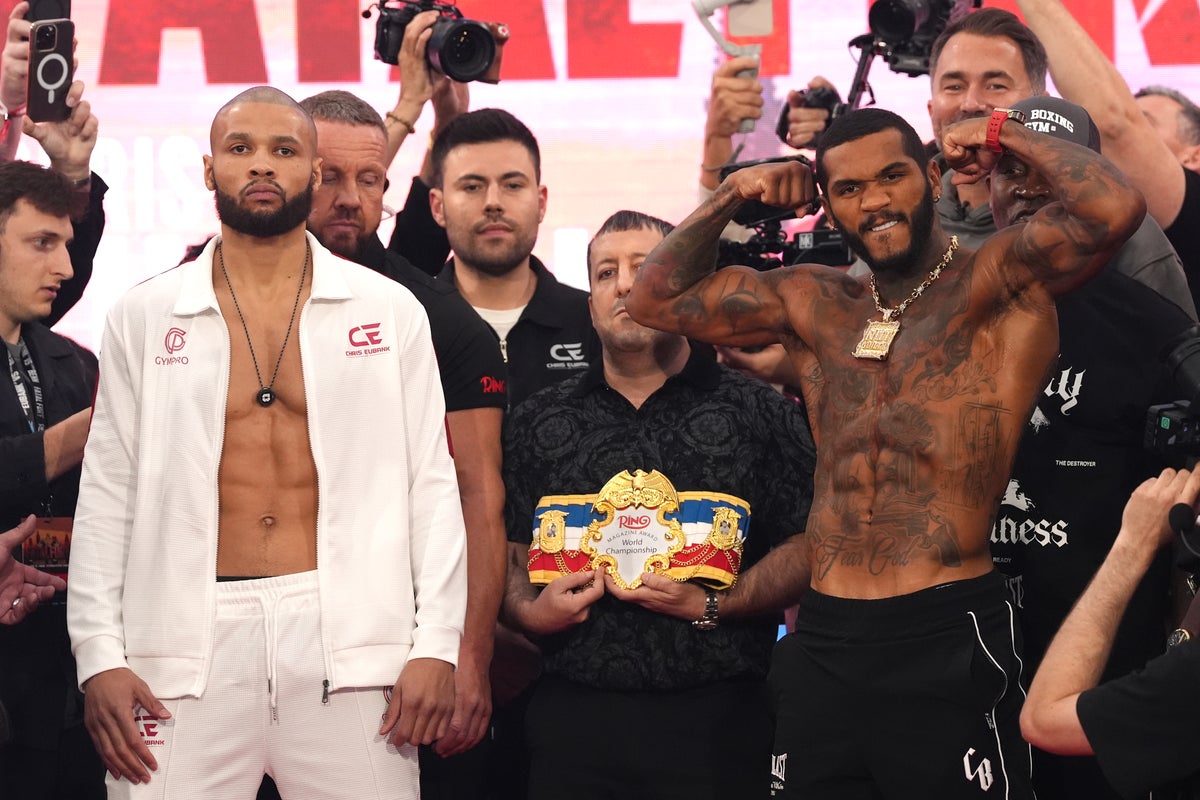Eubank Jr vs Benn LIVE: Start time, undercard, fight updates and results as Chris Sr arrives in plot twist