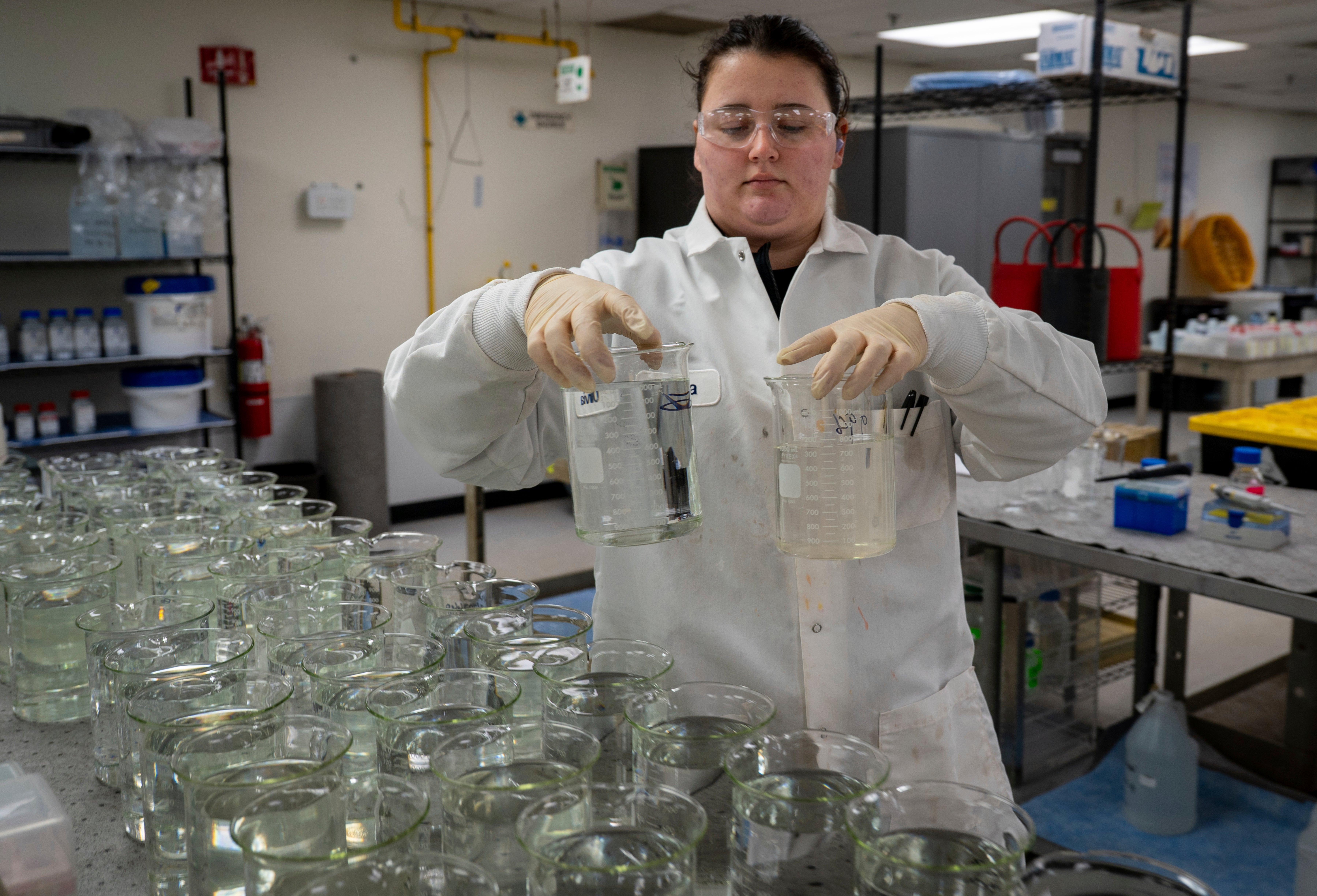 Radioactive Waste-Water Testing