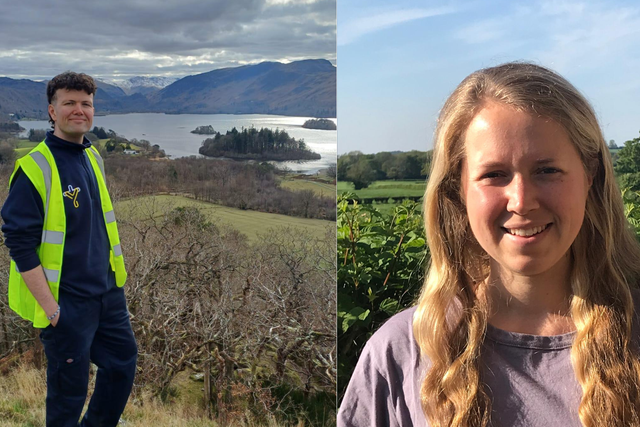 James Gallagher, 25, and Alice Bryant, 28, enjoy the sense of community the Catholic Church brings (James Gallagher/Alice Bryant/PA)
