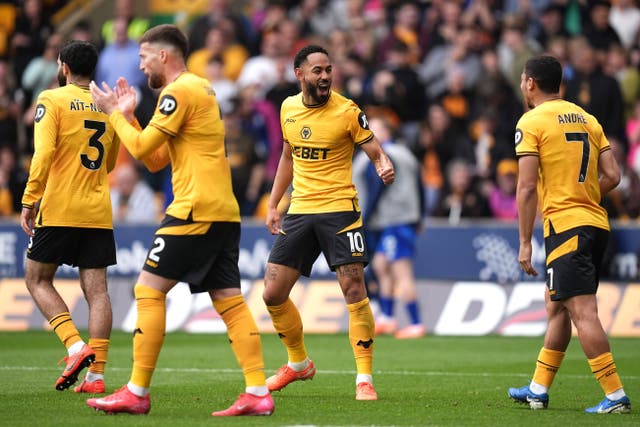 <p>Matheus Cunha inspired Wolves to a big win over Midlands rivals Leicester</p>