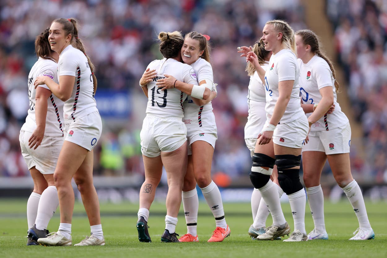 Red Roses Rugby Line Out Red Roses survive test they needed against France - but big decisions ...