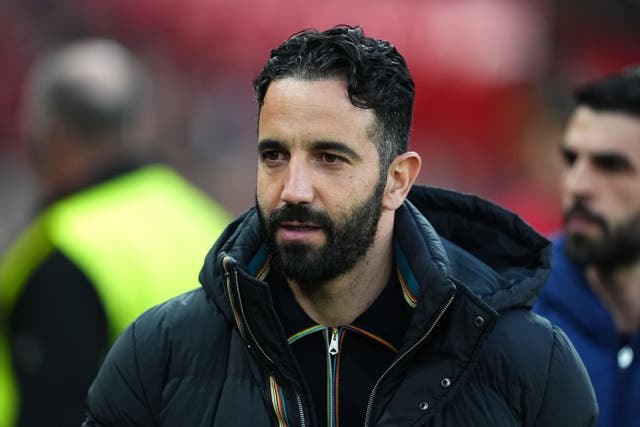 Ruben Amorim has not found things easy at Manchester United (Martin Rickett/PA)