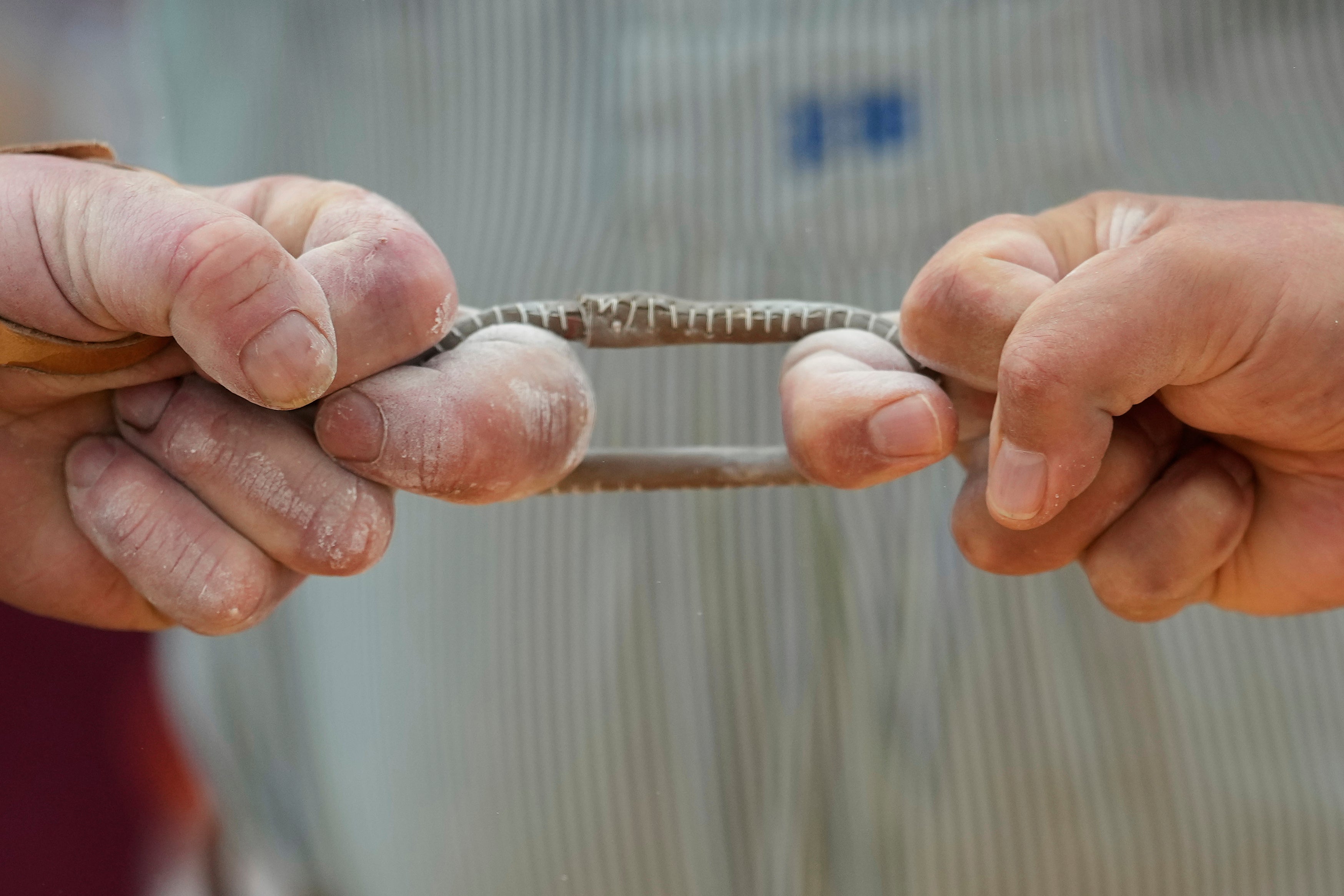 APTOPIX Germany Finger Wrestling
