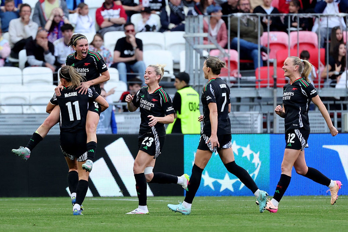 Arsenal into Women’s Champions League final with stunning comeback win over Lyon Arsenal into Women’s Champions League final with stunning comeback win over Lyon