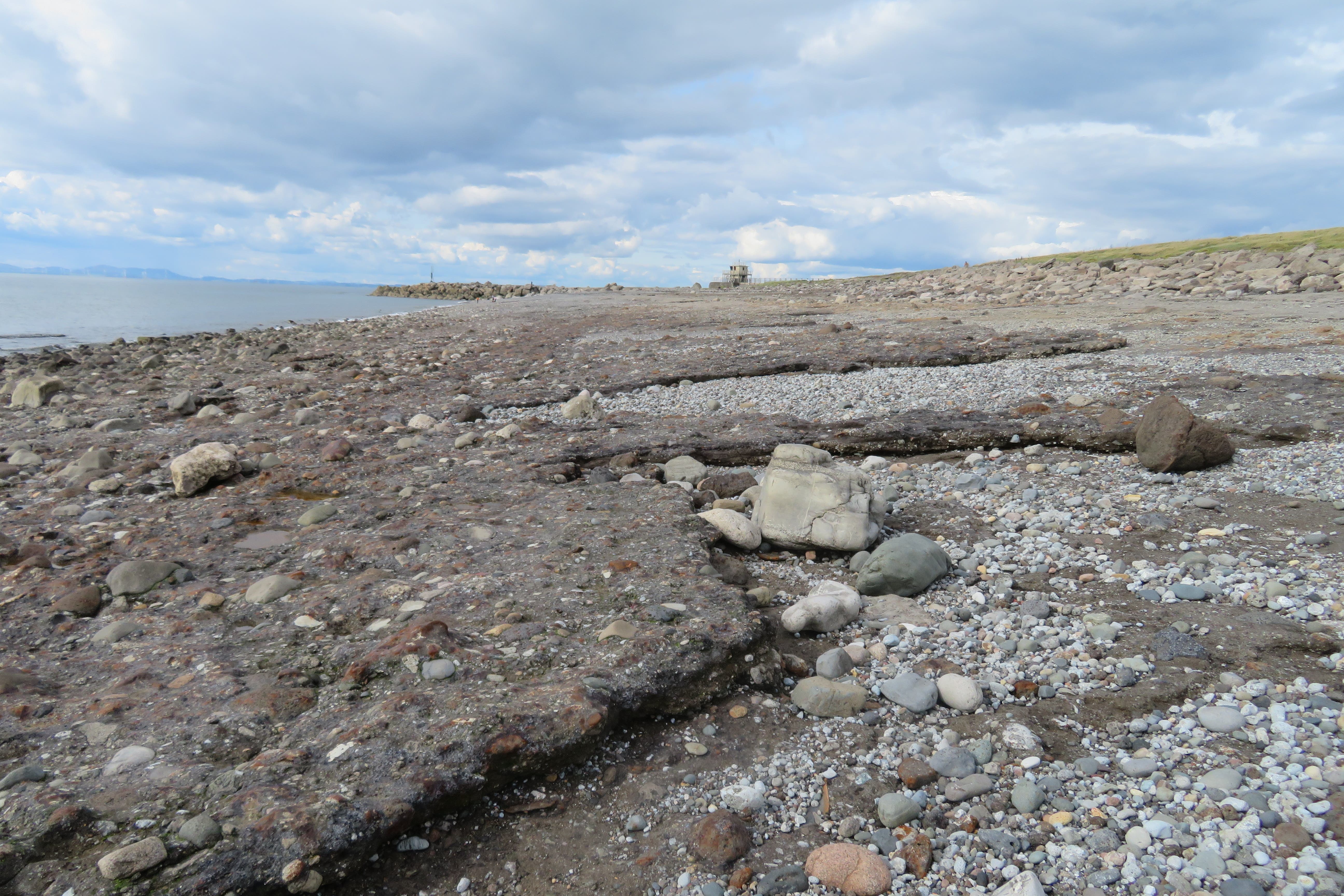 Researchers examined rock on the Cumbrian coastline (University of Glasgow/PA)