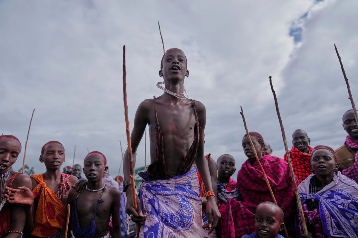 AP PHOTOS: A new generation of Maasai warriors is born in Kenya