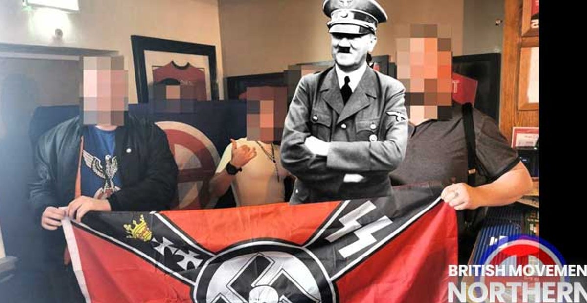Neo-Nazis celebrate Adolf Hitler’s birthday with racist flags and swastika cake at ‘appalled’ pub