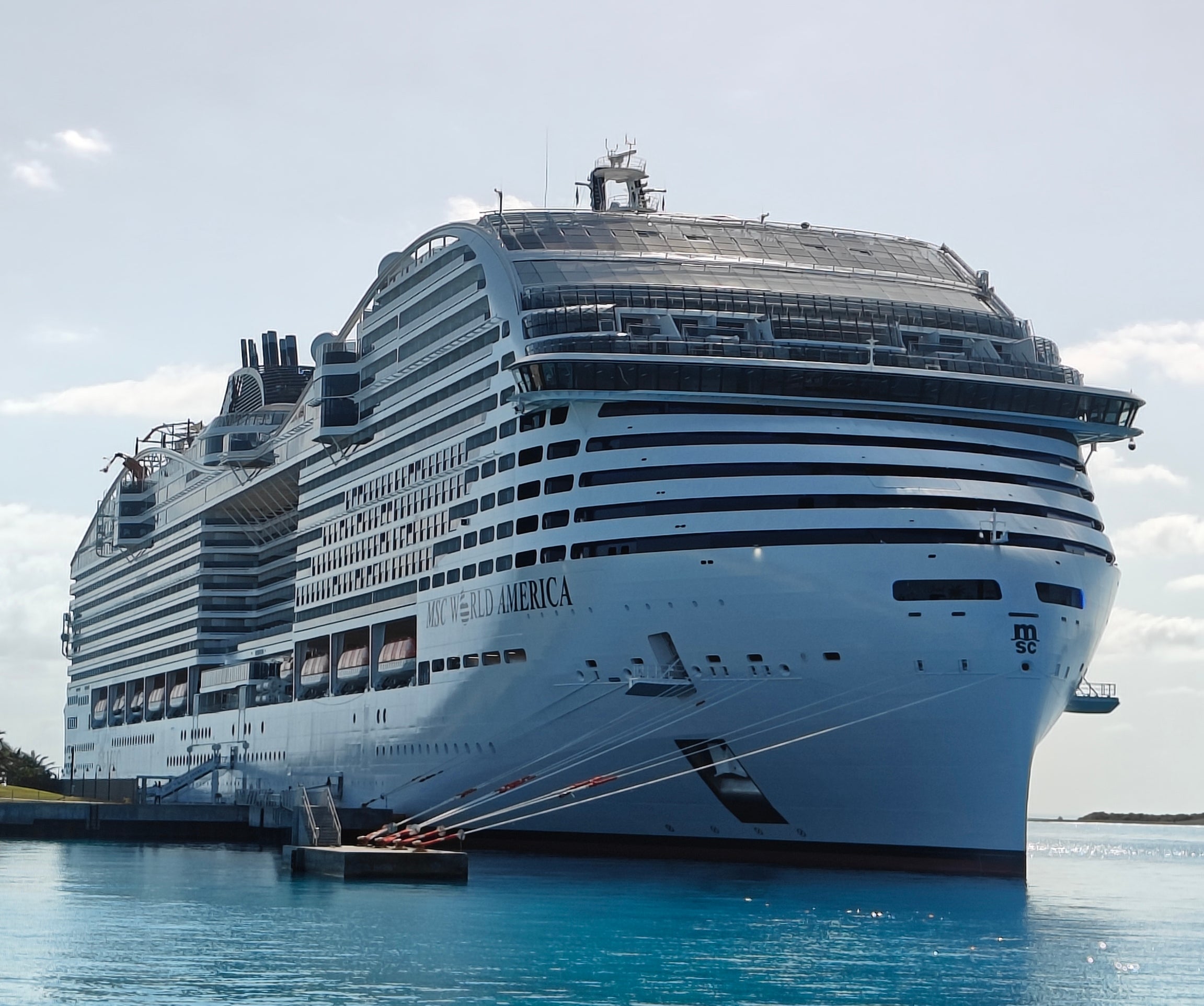 MSC World America shines in the Bahamas