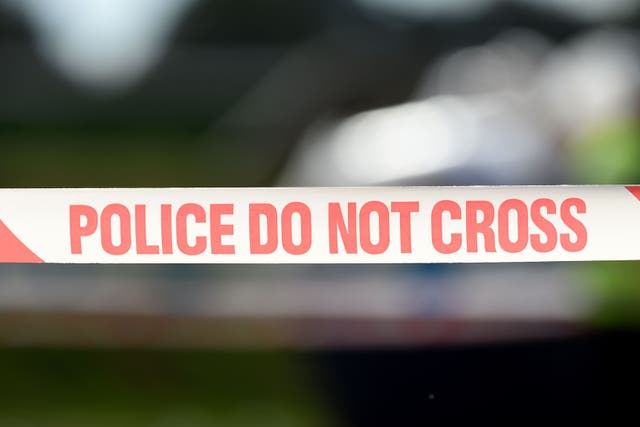 Police tape at the scene of an incident (Joe Giddens/PA)