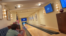 Trump’s granddaughter Kai shows off White House bowling alley in behind-the-scenes tour