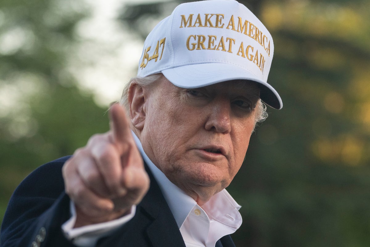 ‘I’m having a lot of fun, considering what I do,’ says Trump of his second term as he says this time he runs the country and the world