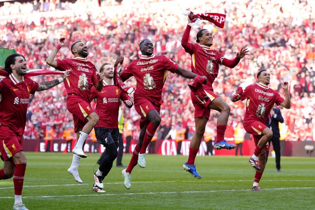 <p>Liverpool secured the Premier League title </p>