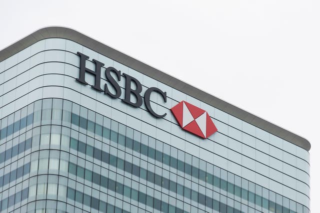HSBC posted lower quarterly profits and forecast lending will remain muted in 2025 (PA)