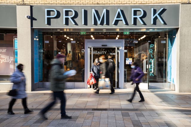 Primark has said it is not raising prices as it highlighted weaker sales in the UK (Danny Lawson/PA)