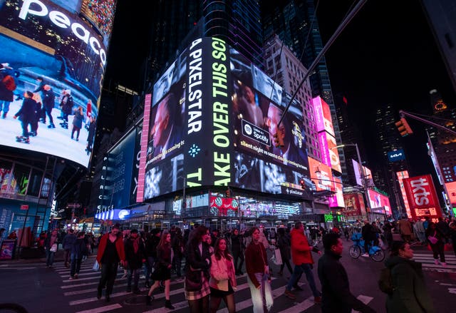 <p>Times Square will host Friday’s unique boxing event</p>