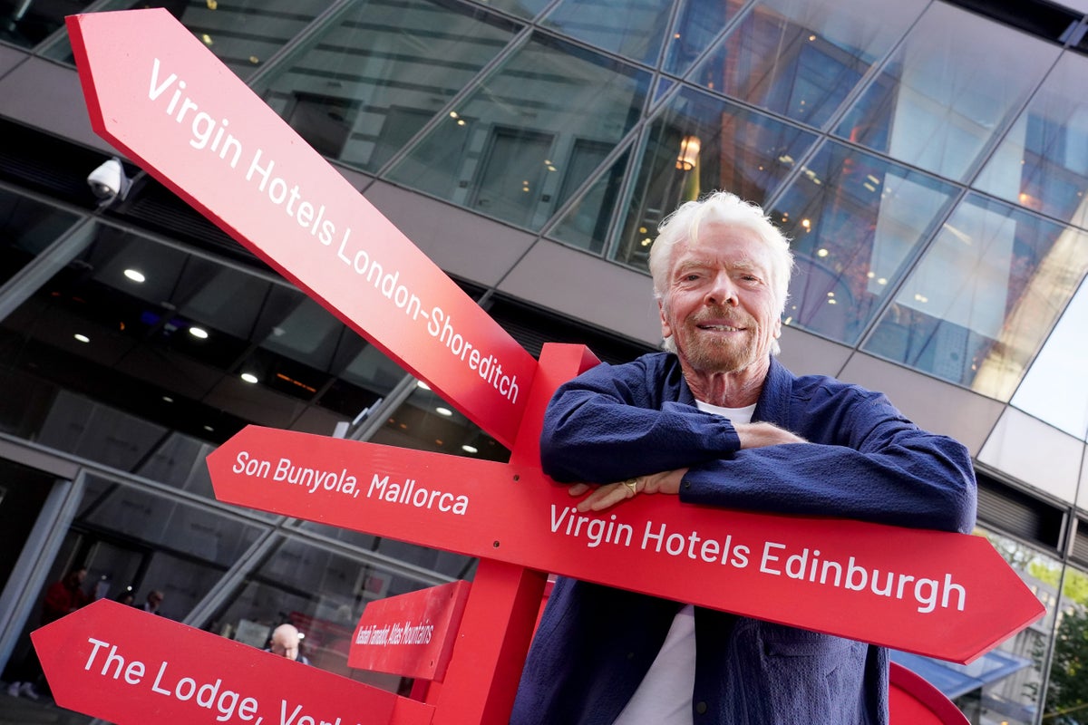 Richard Branson says opening of first Virgin hotel in London ‘really special’