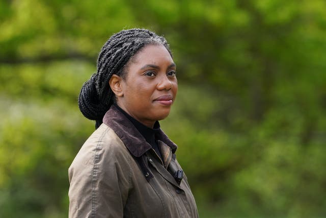 Conservative Party leader Kemi Badenoch said she would not want a man to perform a mammogram on her (Gareth Fuller/PA)